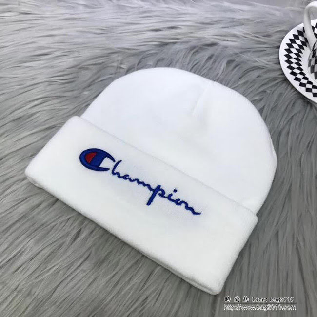 Champion 專櫃品質 2018新品簡單時尚爆款針織帽 LLWJ8065